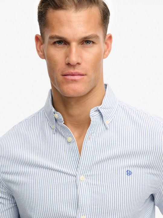 Superdry Πουκάμισο Relaxed Fit Γαλαζιο Superdry Πουκάμισο Relaxed Fit Γαλαζιο