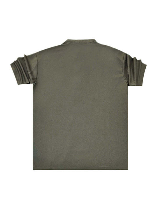 Short Sleeve Khaki Shirt