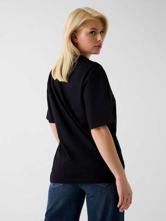 Bluza Damă Oversized Tricou Negru