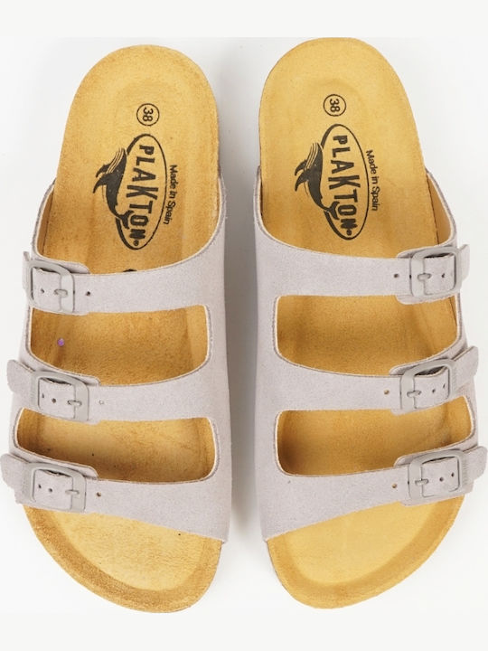 Leather Women's Anatomic Sandals Gray