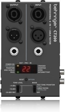 Behringer CT-200 Tester Καλωδίων Δικτύου RJ45 / USB