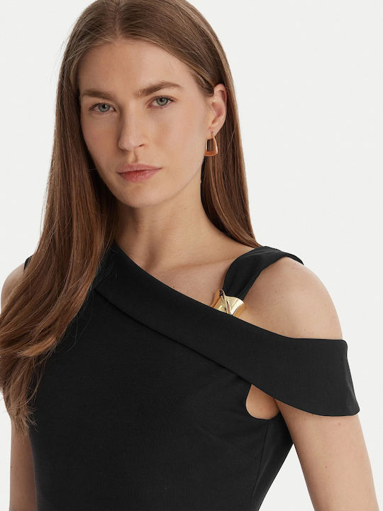 Rochie De Vară Mini De Seară Neagră