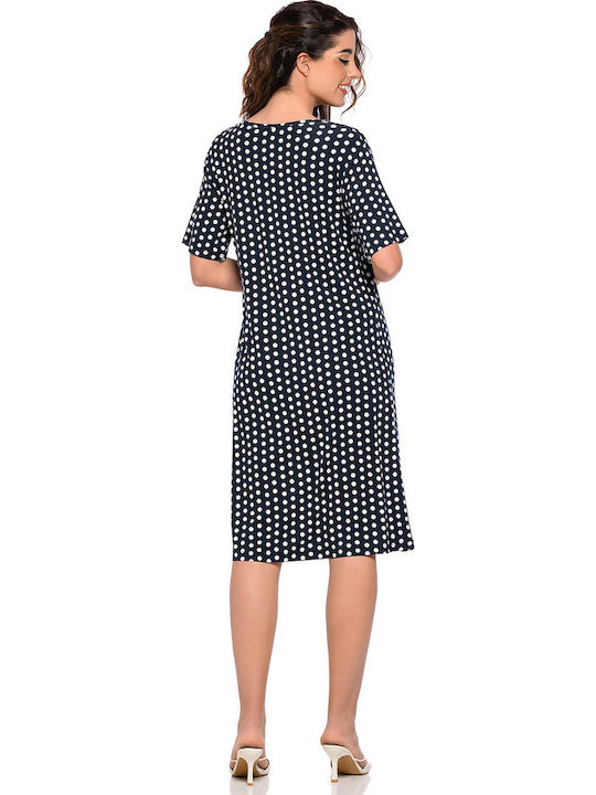 Summer Midi Polka Dot Dress