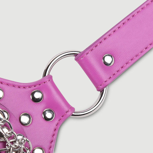 Maulkorb in Rosa Farbe