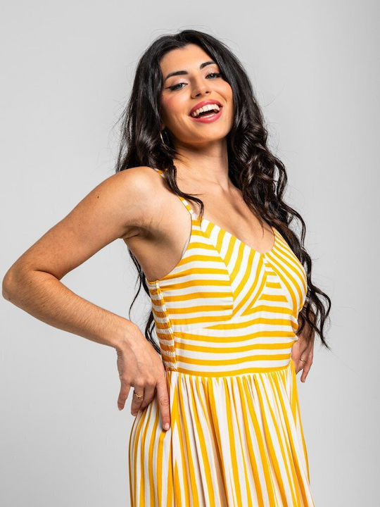 Summer Midi Dress White
