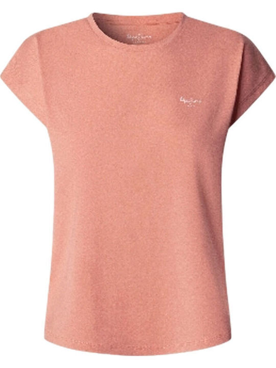 Damen T-Shirt Korallenpfirsich Rosa