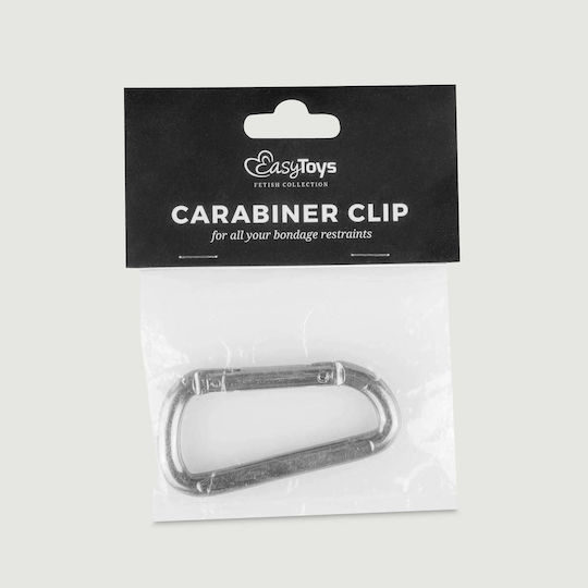 Easytoys Fetish Collection Carabiner Clip Penis Cage in Silver Color