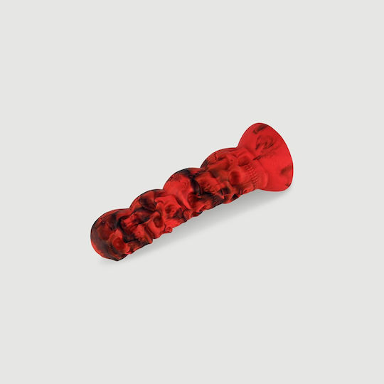 Realistischer Vibrator mit Fernbedienung Rot