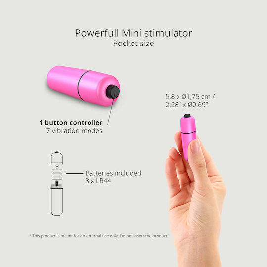 Love to Love Mini Δονητής Bullet 5.8cm Ροζ