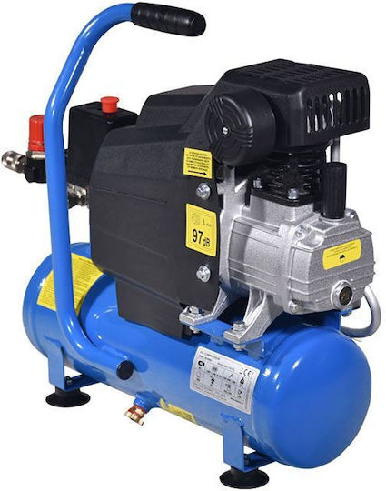 Toros Single-Phase Air Compressors 97dB with Power 1.5hp and Airtank 6lt 602080
