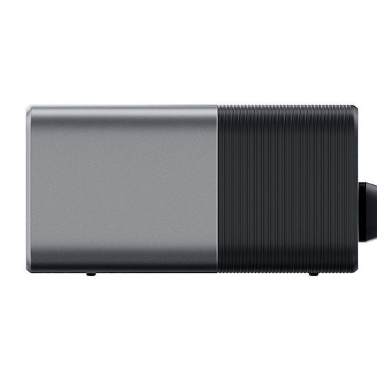 Cuktech Βάση Φόρτισης GaN με Θύρα USB-A και 3 Θύρες USB-C 300W σε Ασημί χρώμα (TA3005U)