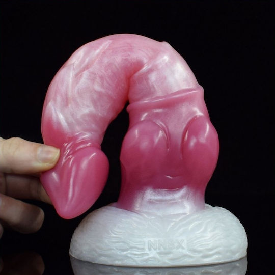 Дилдо Силиконово Чудовище Naix Silicone Monster Dildo 18 X 4,7 См Червено