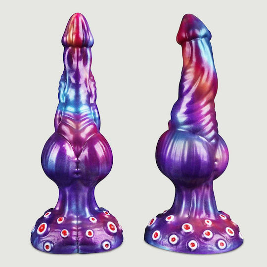 Realistisches Dildo mit Hoden und Saugnapf 24cm