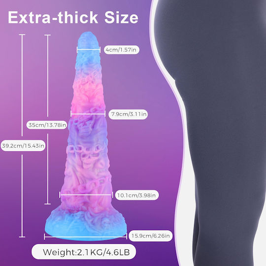 Dildo Anal Roz 39cm