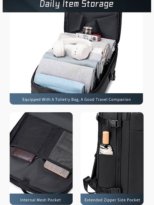 Arctic Hunter Backpack for Laptop 15.6" in Black Colour B00866-BK