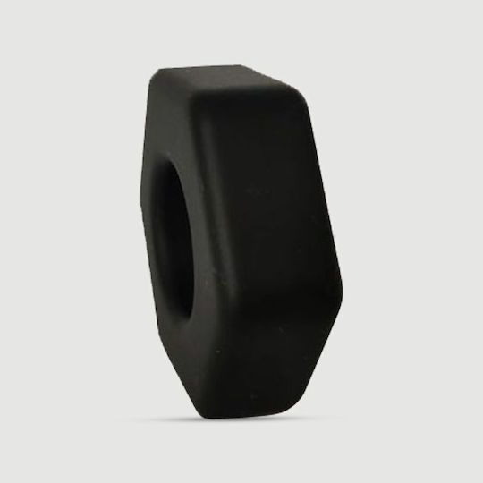 Δαχτυλίδι Πέους Εύκαμπτη Σιλικόνη Dick's Nut Fat Liquid Silicone Flexible Cock Ring 45 Mm Μαύρο