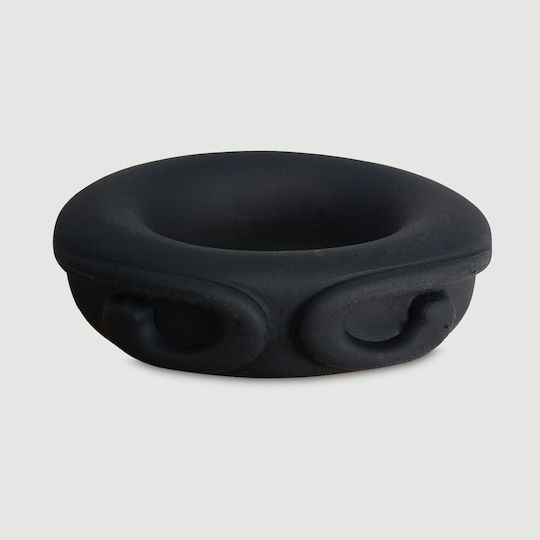 Εύκαμπτο Δαχτυλίδι Πέους Σιλικόνης Flexible Monkey Silicone Cock Ring 45 Mm Μαύρο