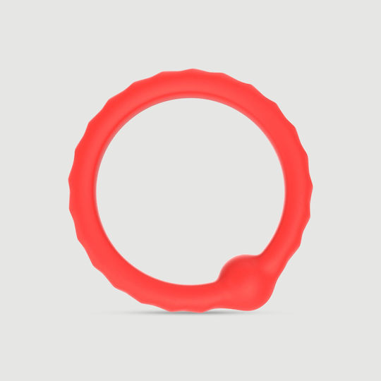 Σετ 4 Δαχτυλίδια Πέους Σιλικόνης 4 Ringer Soft Silicone Cock Ring Set Κόκκινο