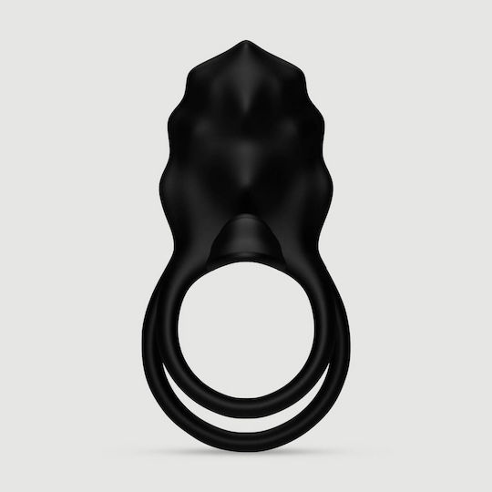 Inele Vibratoare Duble Pentru Penis Din Silicon Stimulator Clitoridian Flexibil Negru