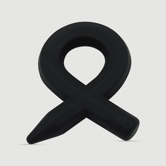 Δαχτυλίδι Πέους Εύκαμπτη Σιλικόνη Delta Liquid Silicone Flexible Cock Ring Μαύρο