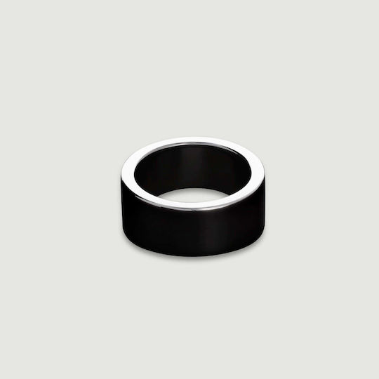 Triune Heavy Gauge C-Ring Silver