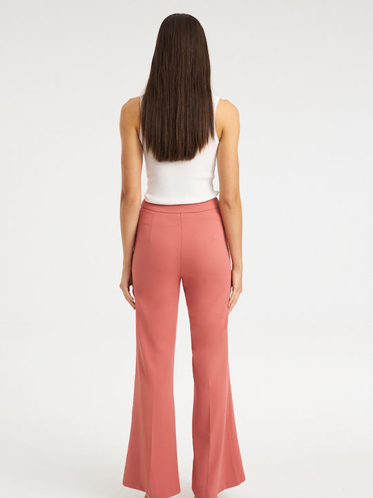 Women's Fabric Trousers Apricot