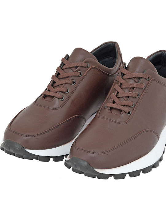Men's Sneakers Brown Leather