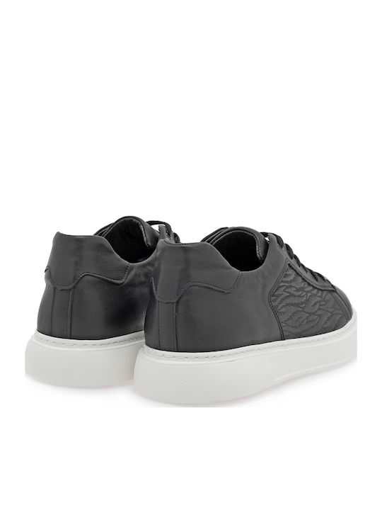 Men's Sneakers Black Leather