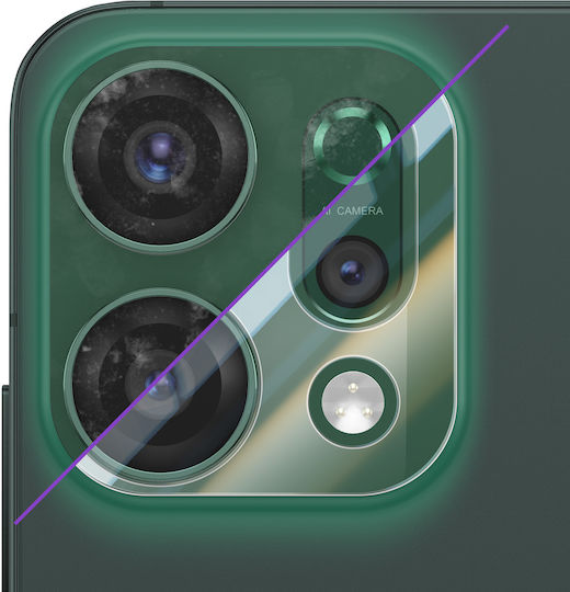 Imak Protector Obiectiv Cameră Ultra-rezistent Oppo Reno 14 Transparent