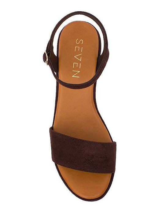 Suede Anatomic Sandals Brown