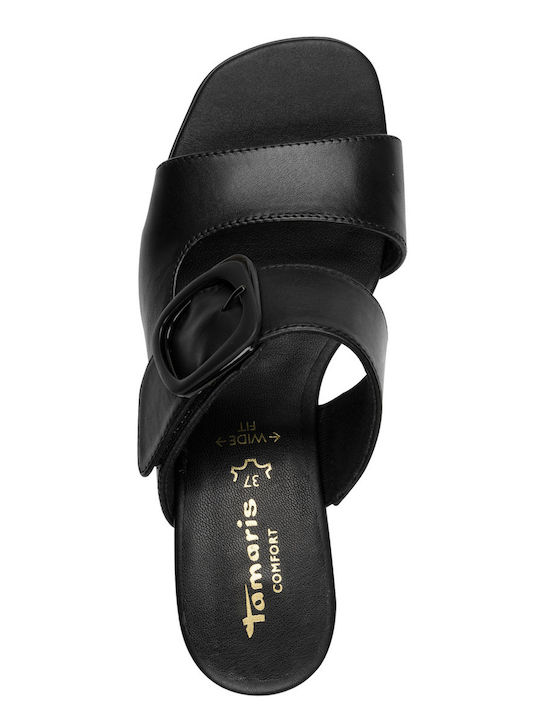 Leather Anatomic Black Sandals