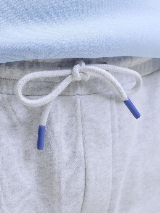 Αθλητική Ανδρική Βερμούδα White Melange