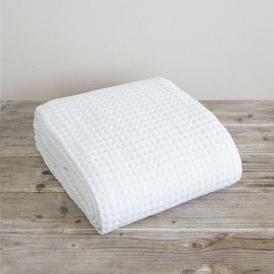 Nima Single Hotel Blanket White 170x270cm Comfy