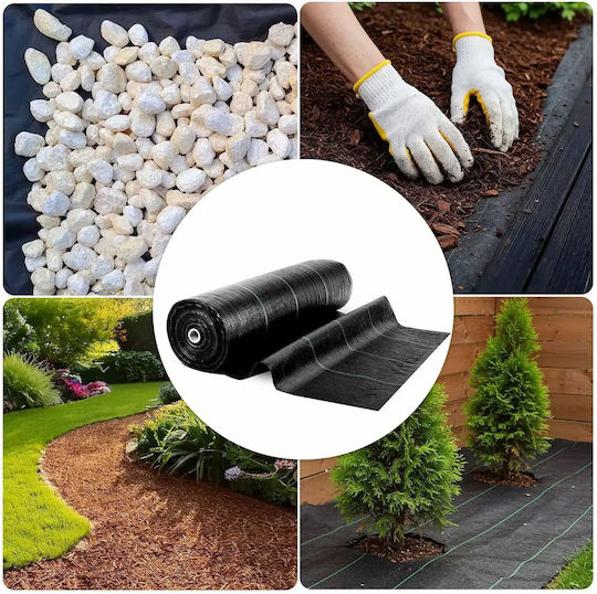 Smartic Ύφασμα Εδαφοκάλυψης 90gr/m² 1.6x100m Μαύρο