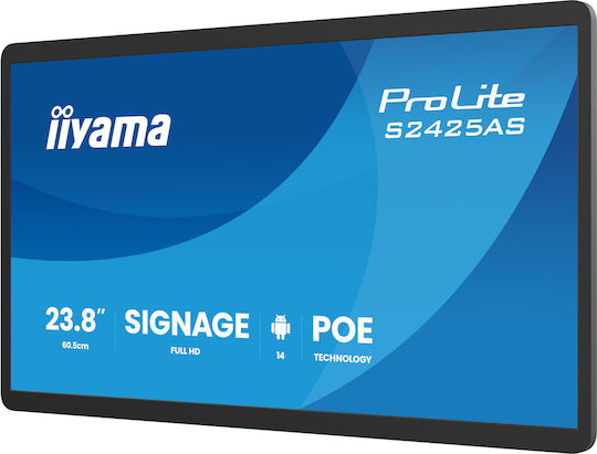 Iiyama POS Monitor 23.8" IPS / LED S2425AS-B1P