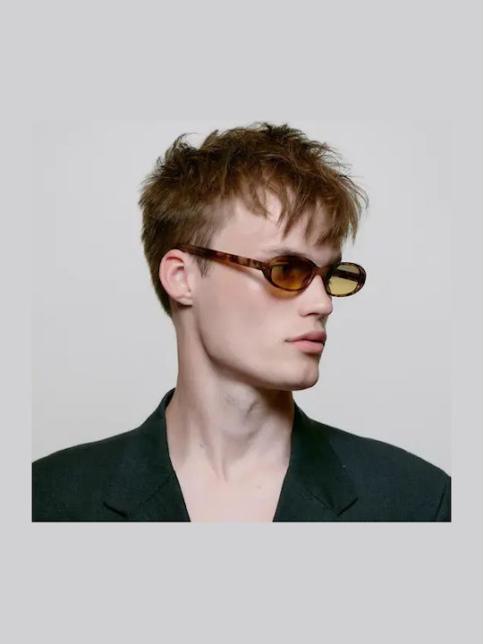 A.Kjaerbede Coquina Unisex Sonnenbrillen mit Braunen Rahmen und Braunen Gläsern KL2415-005