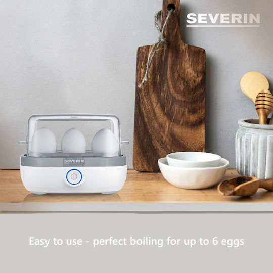 Severin EK 3164 Яйцеварка 6 Места 420W Бял