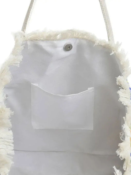 Ble Resort Collection Stoff Strandtasche Blau Ble Resort Collection Stoff Strandtasche Blau
