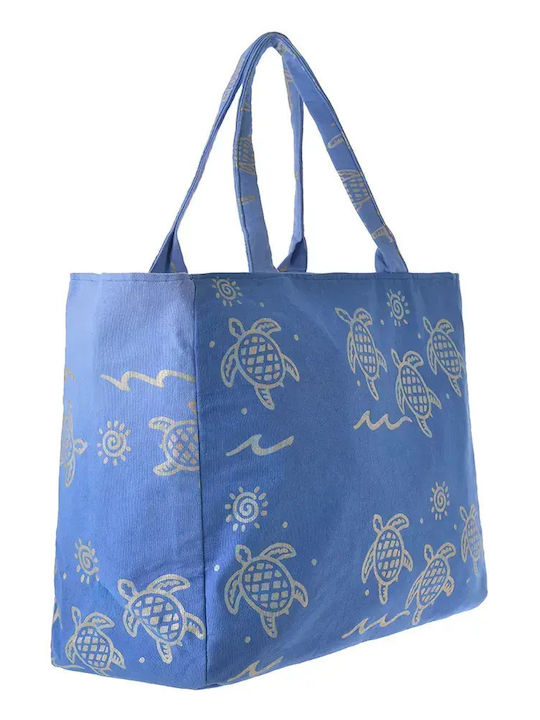 Ble Resort Collection Υφασμάτινη Τσάντα Θαλάσσης Μπλε Ble Resort Collection Υφασμάτινη Τσάντα Θαλάσσης Μπλε