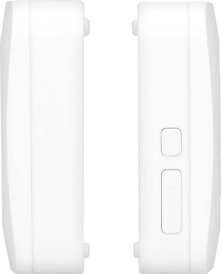 Alecto Kabellose Türglocke Ip56 Wasserdichter Empfänger 200m Reichweite 52 Melodien Weiße