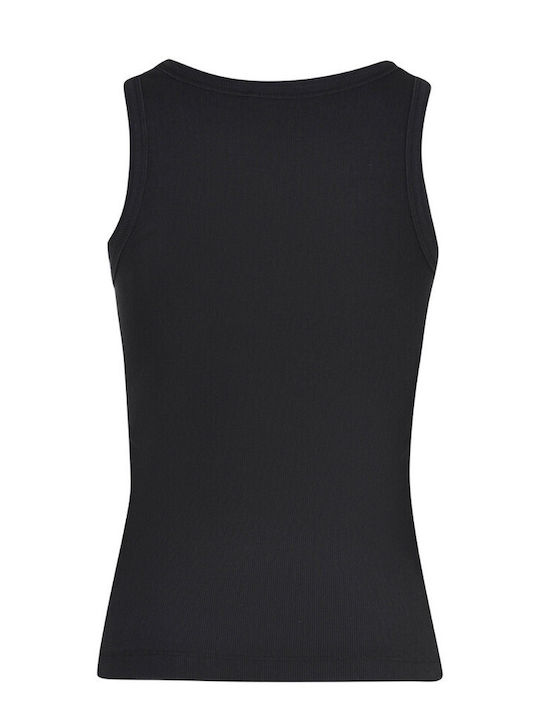 Women's Blouse Cotton Sleeveless Black