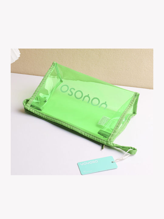 Toiletry Bag Transparent Green