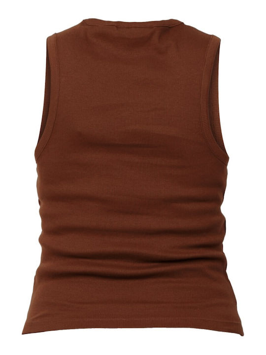 Damenbluse Baumwollarmes Braune FBL013-130-04-Coconut Shell