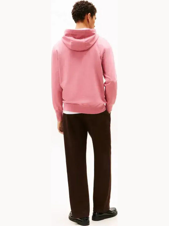 Sweatshirt with Hood Pink
