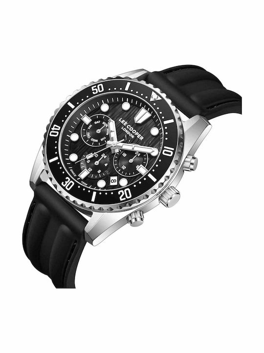 Lee Cooper Dual Time Ρολόι Μπαταρίας με Καουτσούκ Λουράκι Lee Cooper Dual Time Ρολόι Μπαταρίας με Καουτσούκ Λουράκι