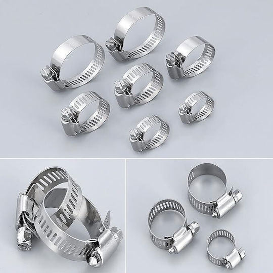 Set 26 Cleme Pentru Furtunuri Zola 6 Dimensiuni Diferite 16 22 25 28 X 8 Mm 35/40 X 12 7 Mm Cutie De Depozitare