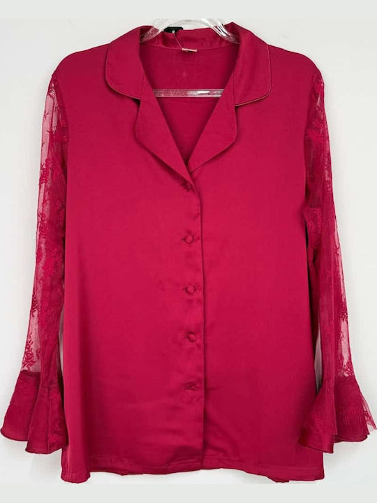 Cootaiya Summer Women's Pyjama Set Burgundy