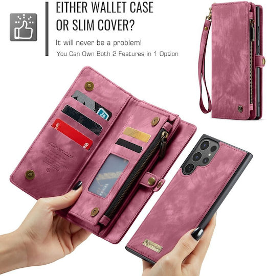 Caseme Wallet Silicone Burgundy (Galaxy S26 Ultra)