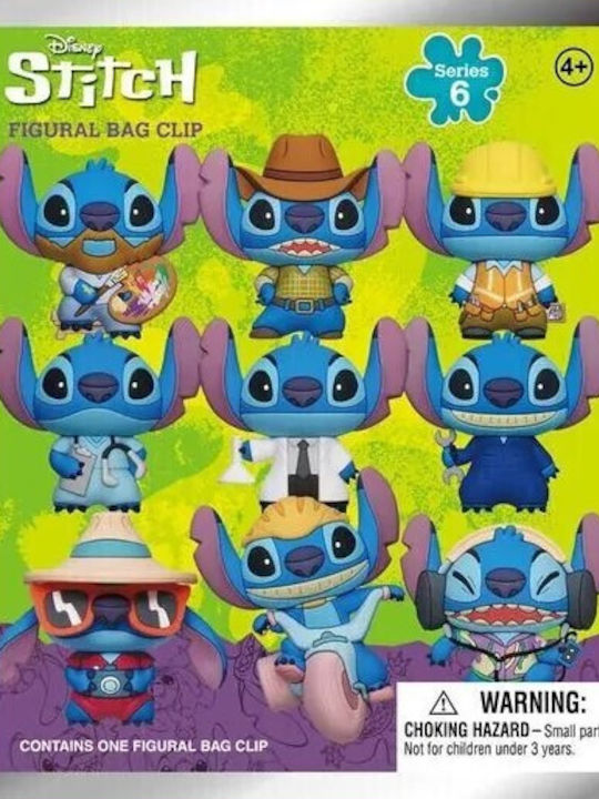 Lilo & Stitch 3d Pvc Bag Clips Series 6 Τυχαία Επιλογή