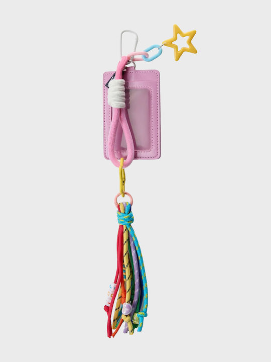 Mc2 Saint Barth Keyring Loop Badge Holder Multi Colors Accessories Female Multi Colors Keyr002-00734l